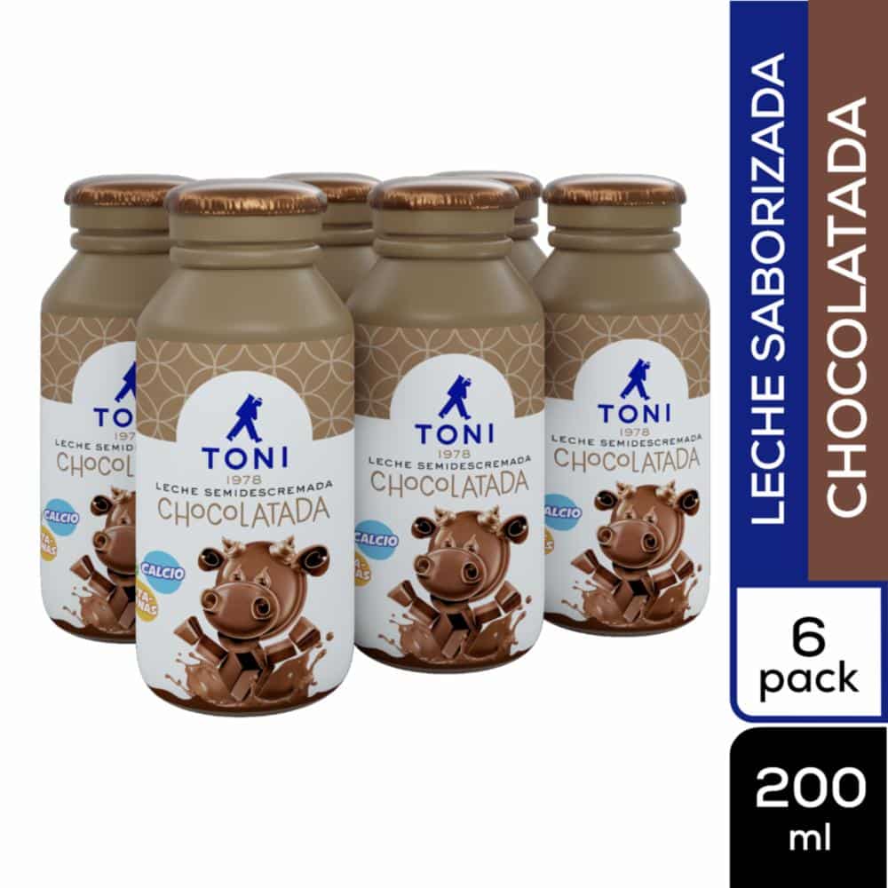 Leche Chocolateada TONI 6 X 200 Ml