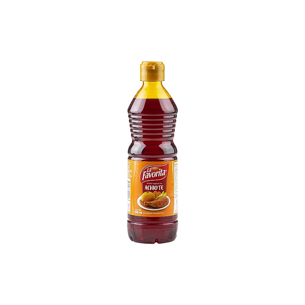 La Favorita Aceite Vegetal Con Achiote 500 Ml