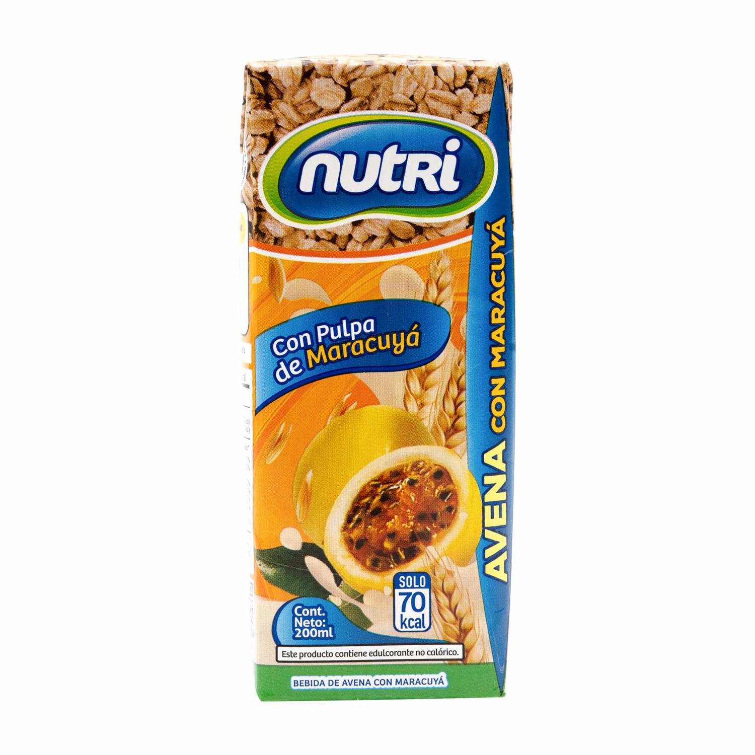 Avena Con Maracuyá Slim NUTRI Tetrapak