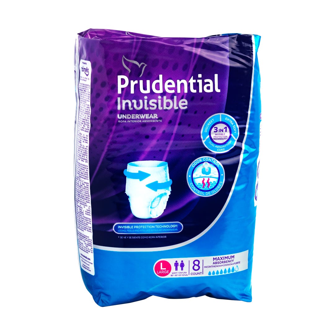 Prudential Pañales De Adulto Pull Unisex Ups Talla Grande 8 Und