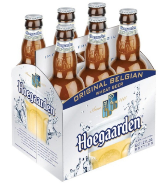 Hoegaarden Wheat Beer 6 Pack Bottles