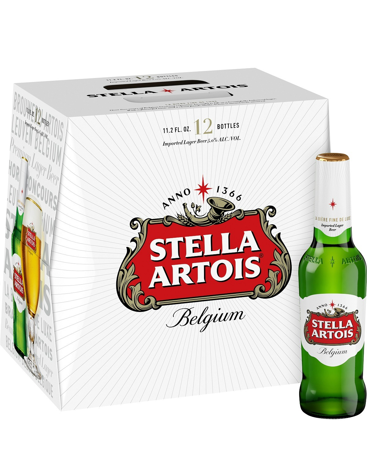 Stella Artois Lager, 12 Pack 11.2 Fl. Oz. Bottles