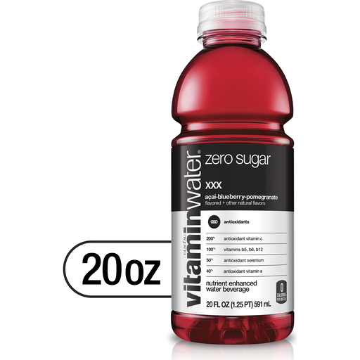 Vitaminwater Zero Sugar Xxx Bottle, 20 Fl Oz