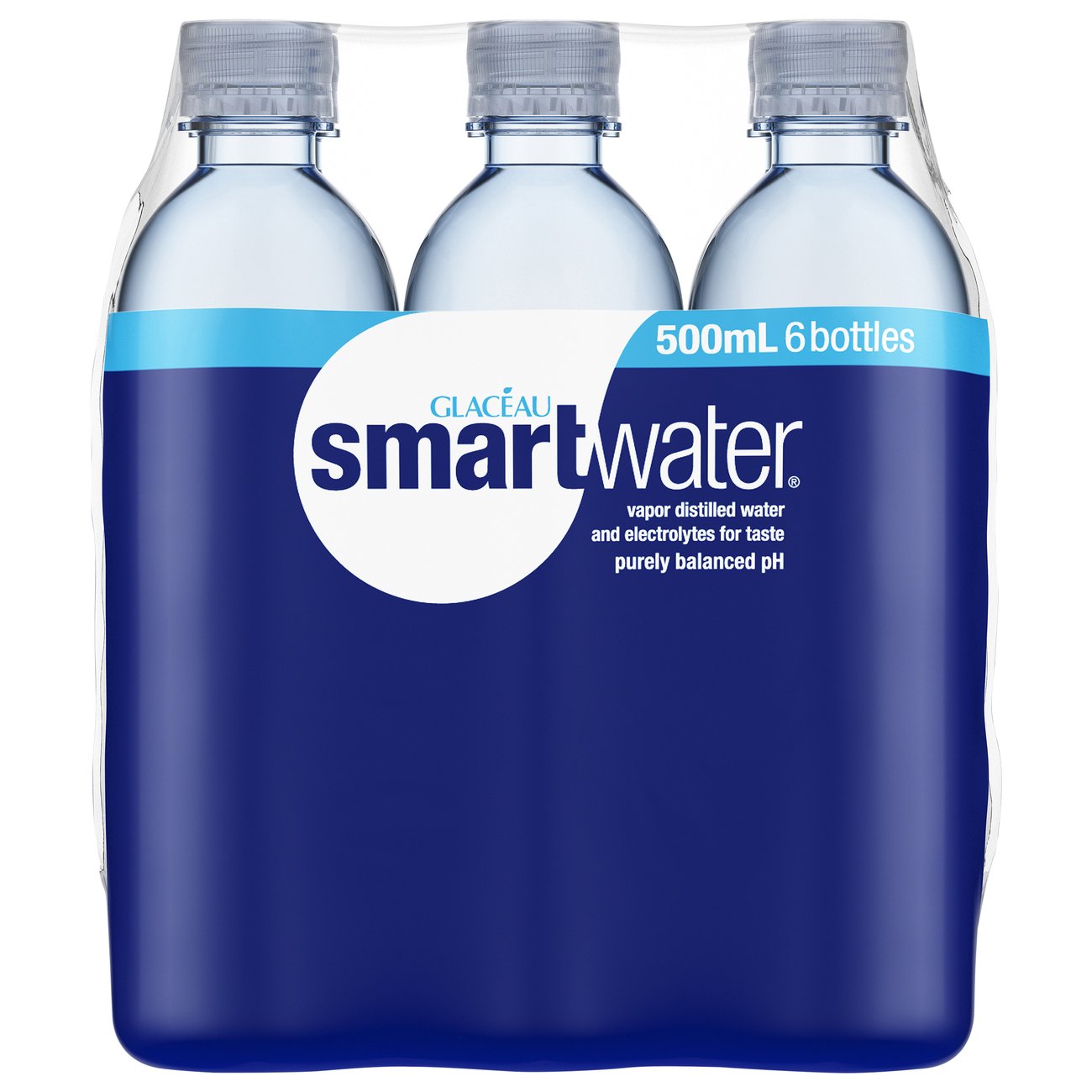 Smartwater Vapor Distilled Premium Water Bottles, 16.9 Fl Oz