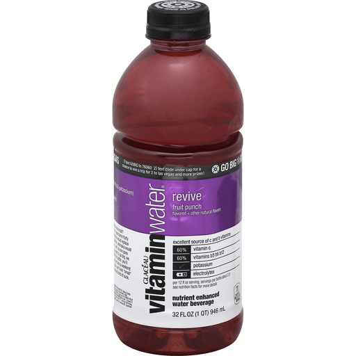 Vitaminwater Revive Fruit Punch Nutrient Enhanced Water Beverage