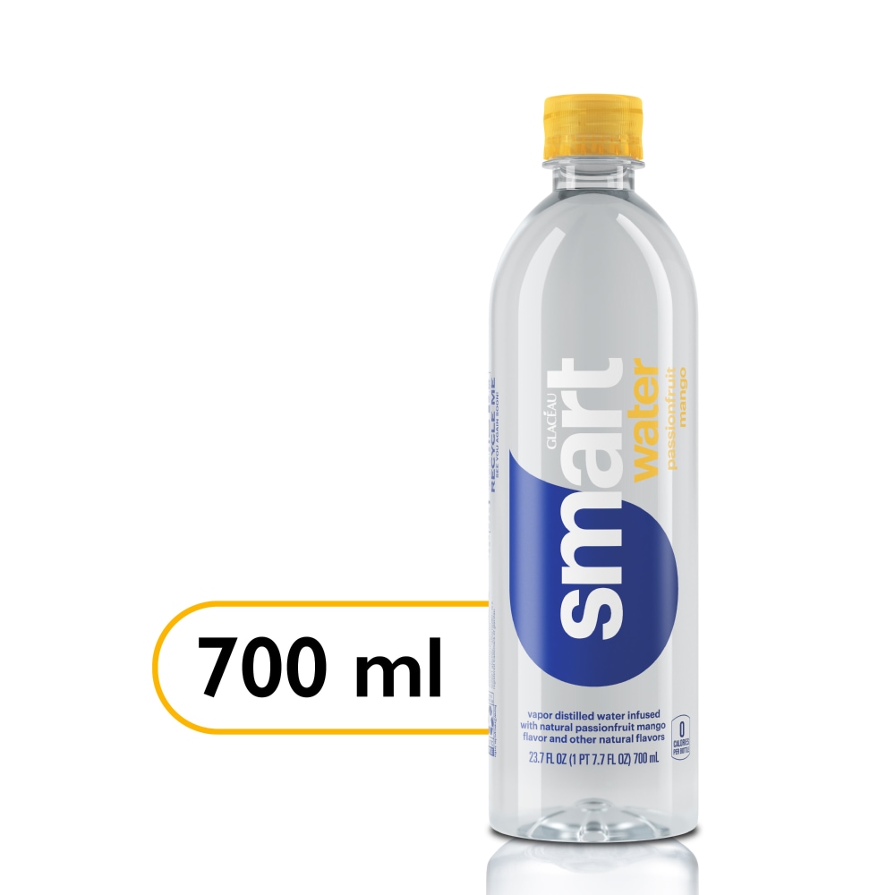 Smartwater Passionfruit Mango Enhanced Water - 23.7 Fl Oz Bottle