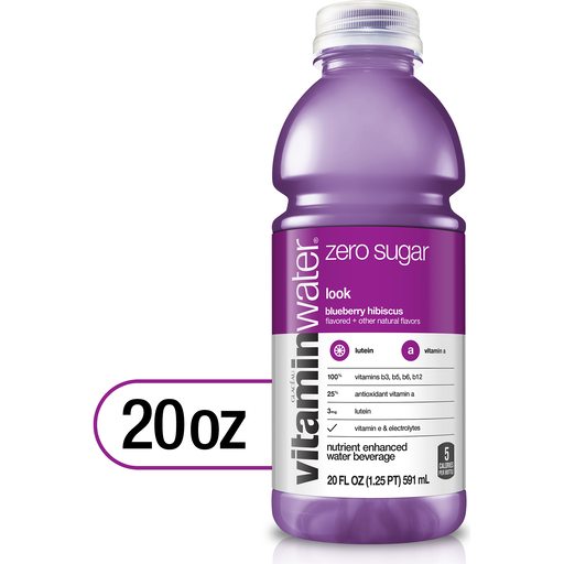 Vitaminwater Zero Sugar Look Bottle, 20 Fl Oz