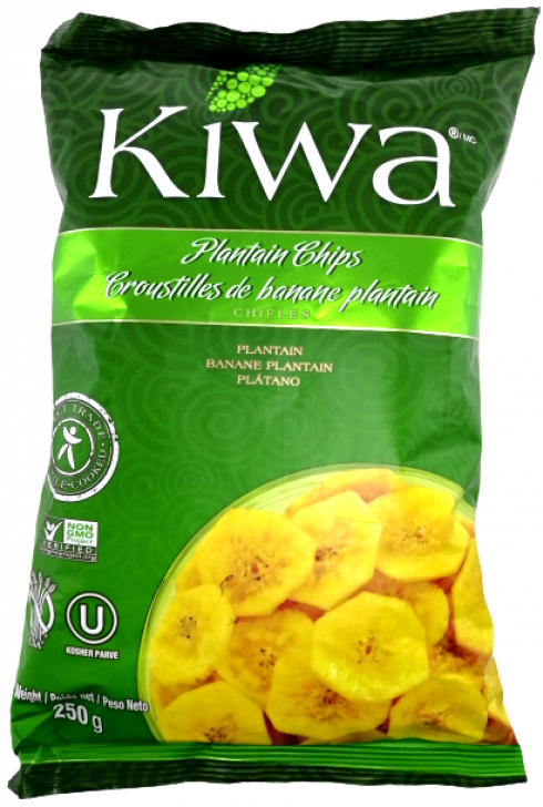 Kiwa Snack De Platanos X 250 Gr