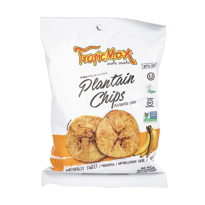 TropicMax Plantain Chips, Naturally Sweet
