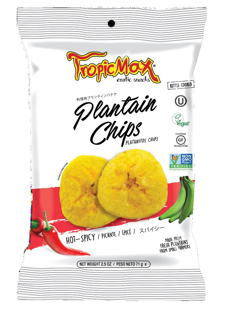 Tropicmax Plantain Chips Spicy 71g **Expired 01/03/2025
