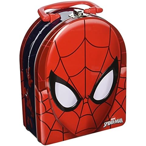 The Tin Box Company T Spider-Man Head Shaped Carry All