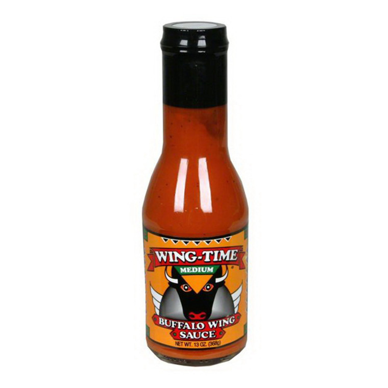 Wing Time Medium Buffalo Sauce, Medium, 13 Oz