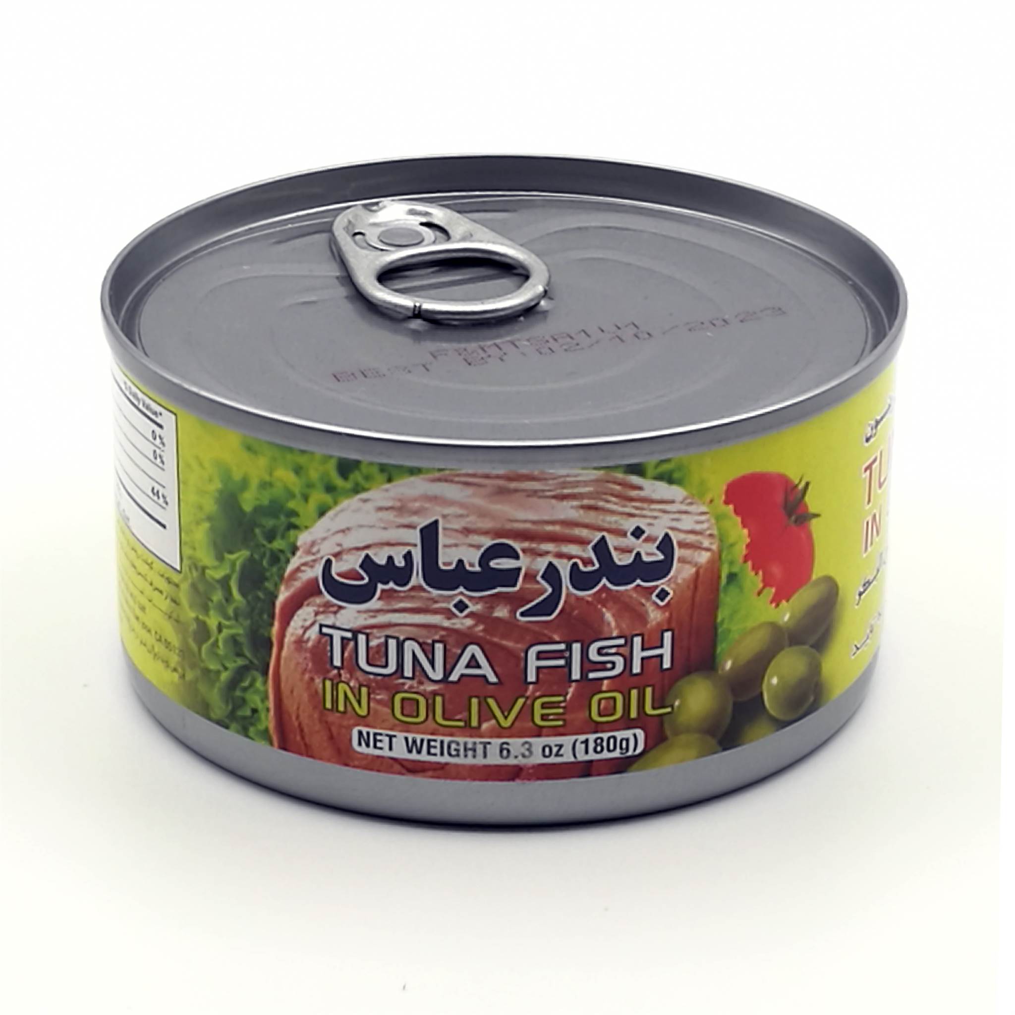 Bandar Abbas-Tuna Fish In Olive Oil 6.3 Oz 180 Gr
