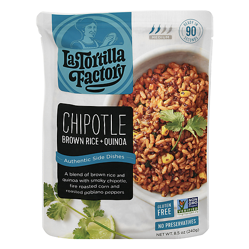 La Tortilla Factory Medium Chipotle Brown Rice + Quinoa 8.5 Oz