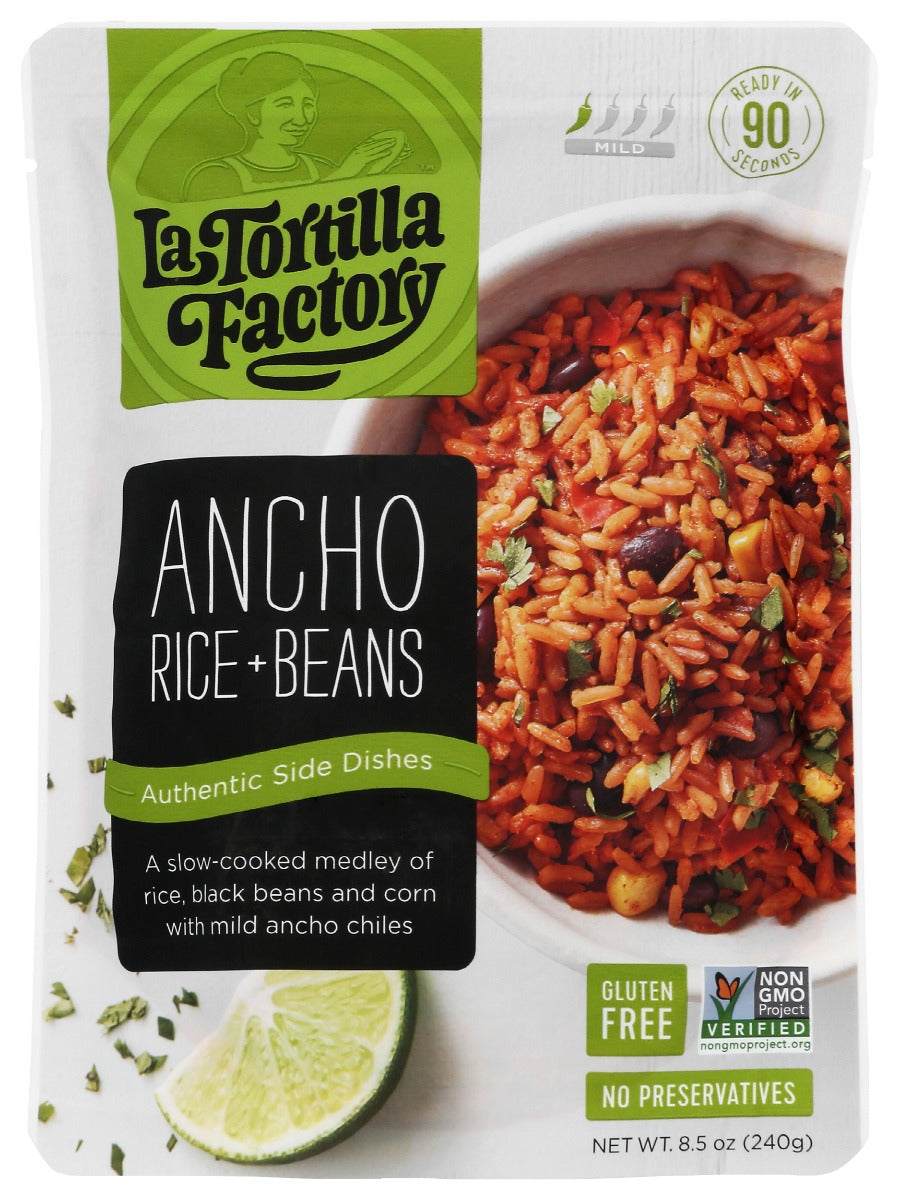 La Tortilla Factory Ancho Rice & Beans, 8.5 Oz