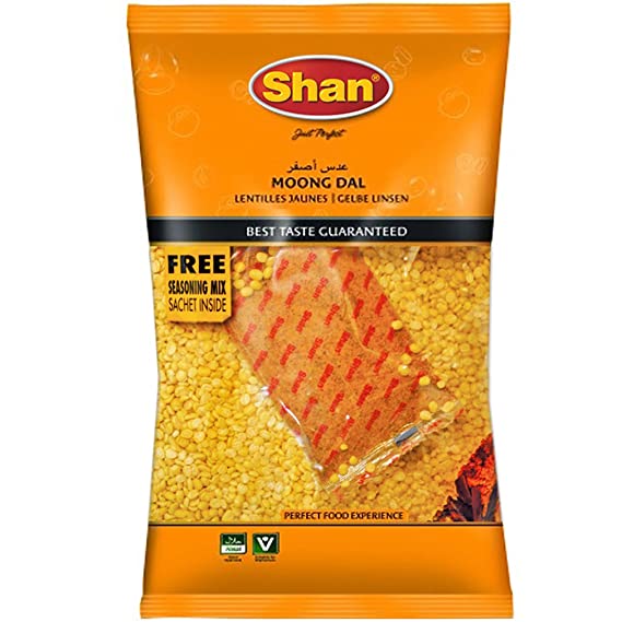 SHAN Moong Daal Split Yellow Lentils