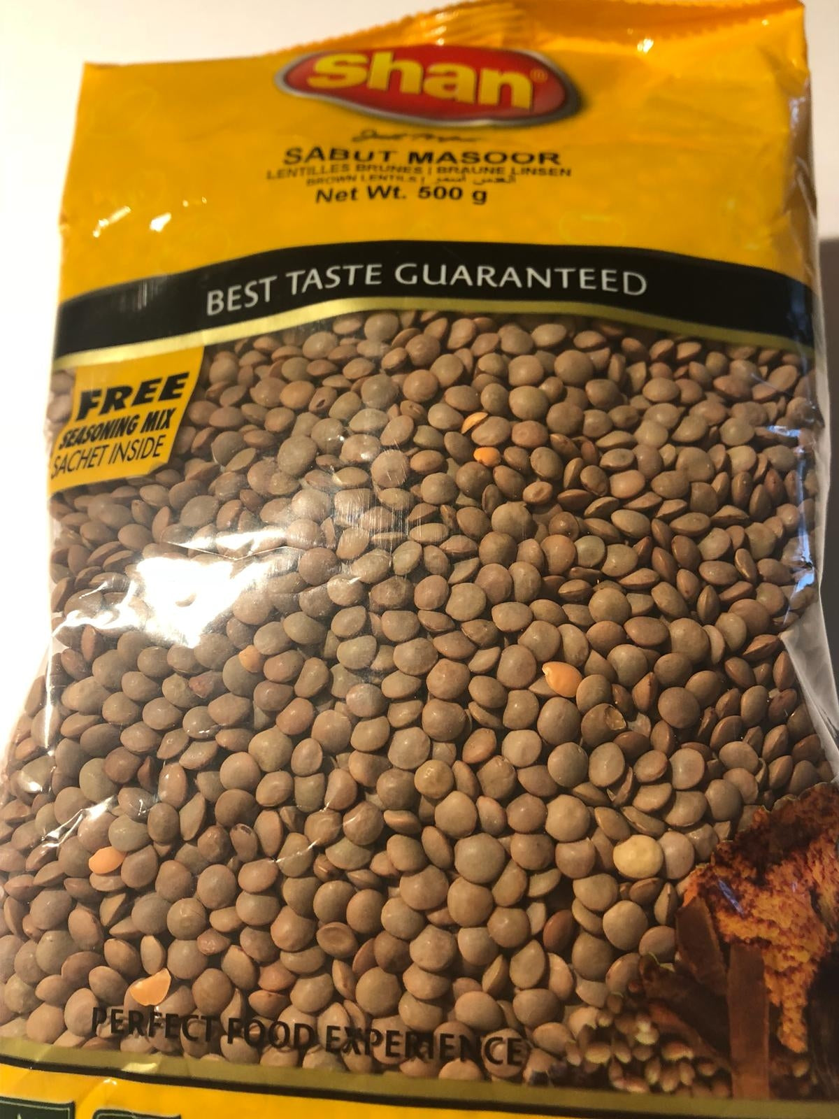 Shan Masoor Whole, 1000g