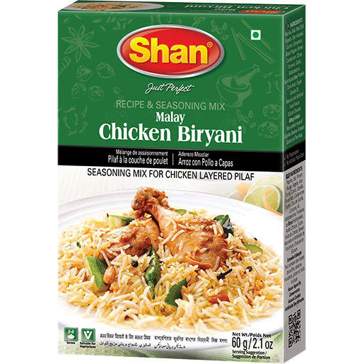 Shan Recipe & Seasoning Mix, Malay Chicken Biryani