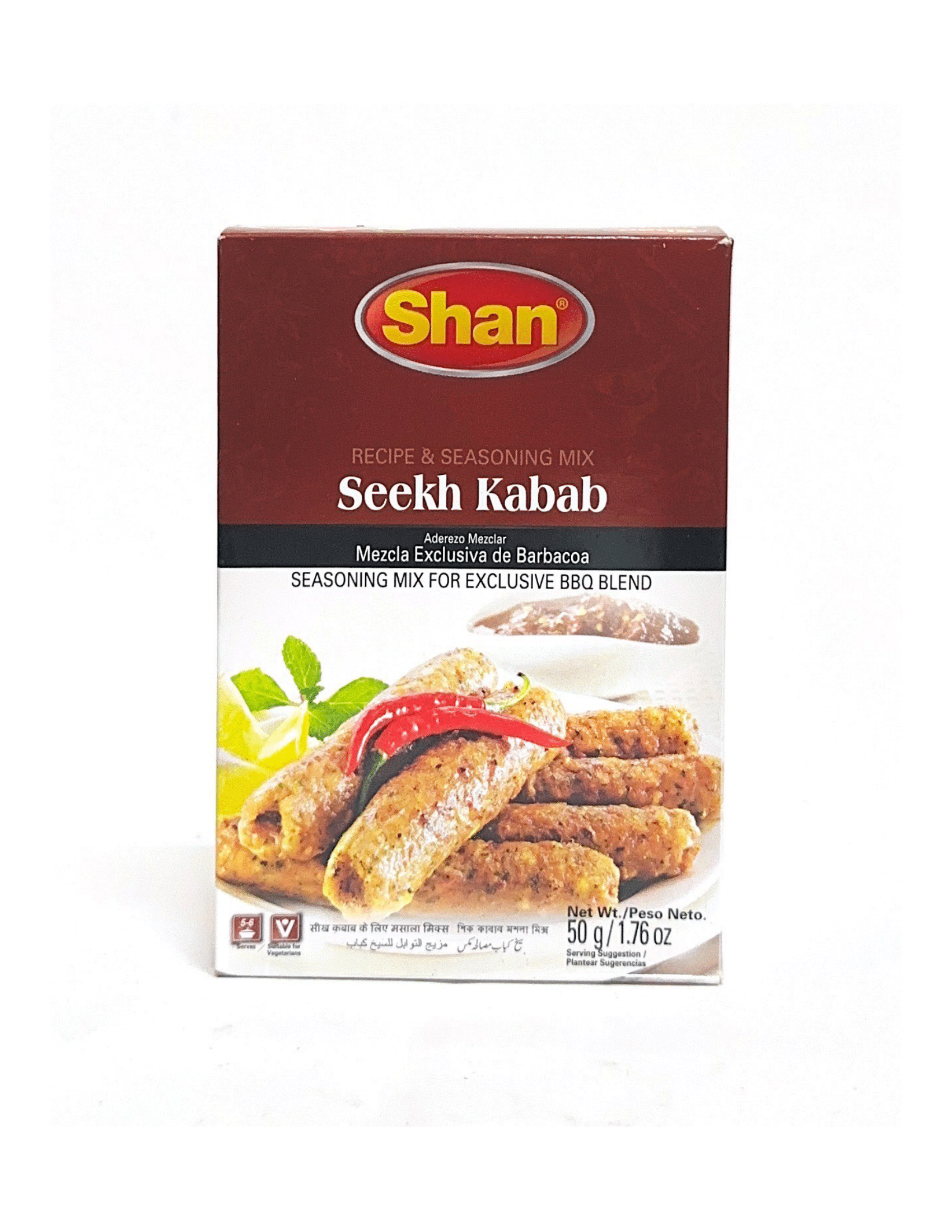 Shan Seekh Kabab Recipe & Seasoning Mix - 50g