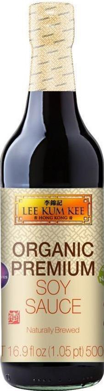 Lee Kum Kee Organic Premium Soy Sauce 16.9oz 500ml