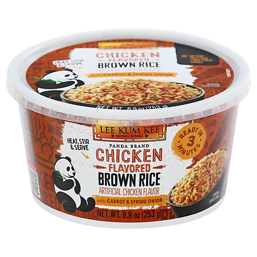 Lee Kum Kee Panda Brand Chicken Flavored With Carrot & Spring Onion Brown Rice 8.9 Oz