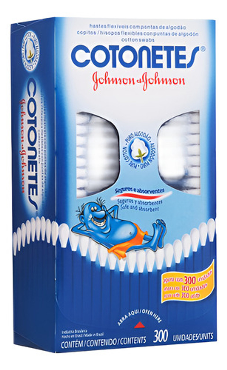 Johnson & Johnson Hastes Flexíveis Cotonetes 300 Unidades