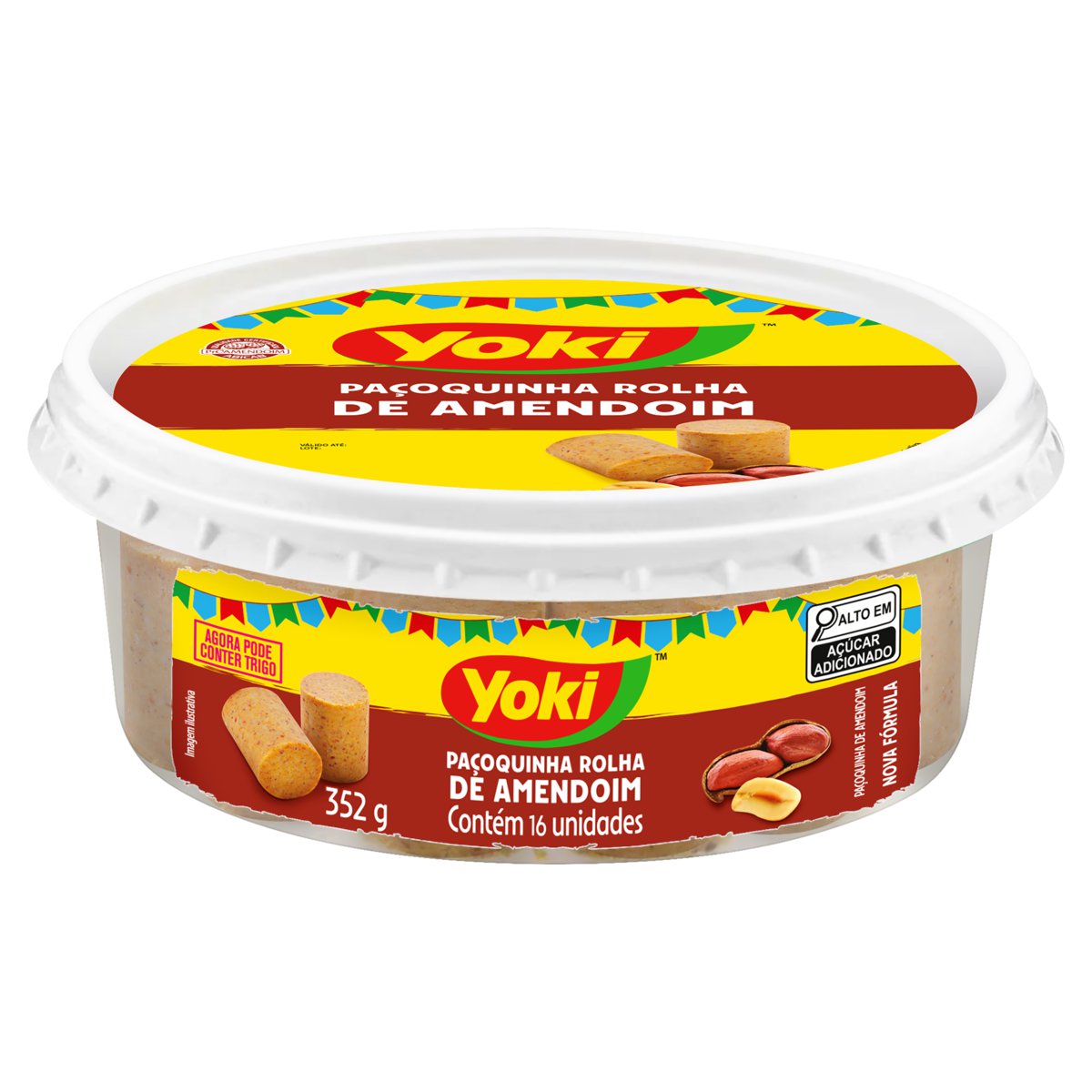 Yoki Paçoquinha Rolha 352g Pote