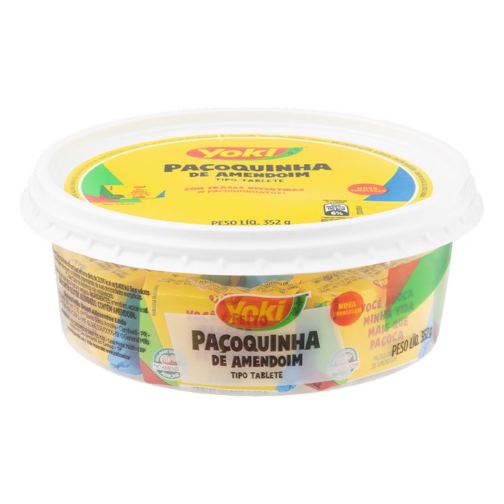 Yoki Paçoca Tablete 352g
