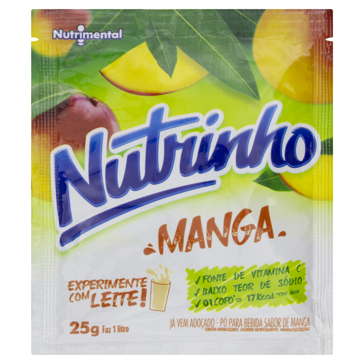 Refresco Em Pó Manga Nutrinho Pacote 20g