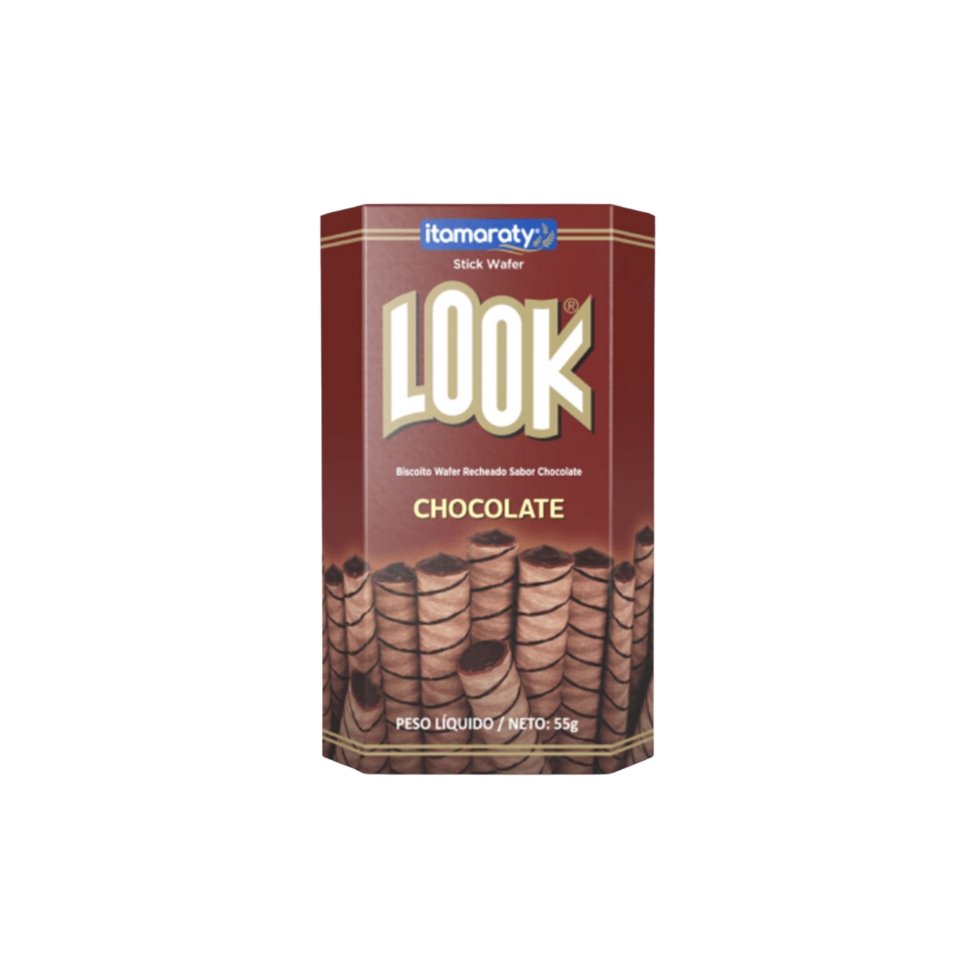 Itamaraty Biscoito Look Wafer Chocolate 55g
