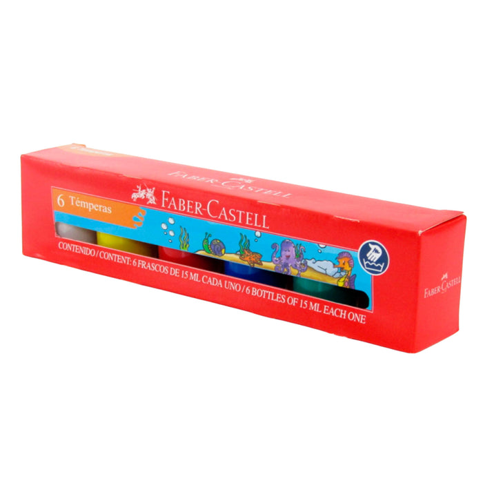 Faber Castell Tempera X 6 Colores