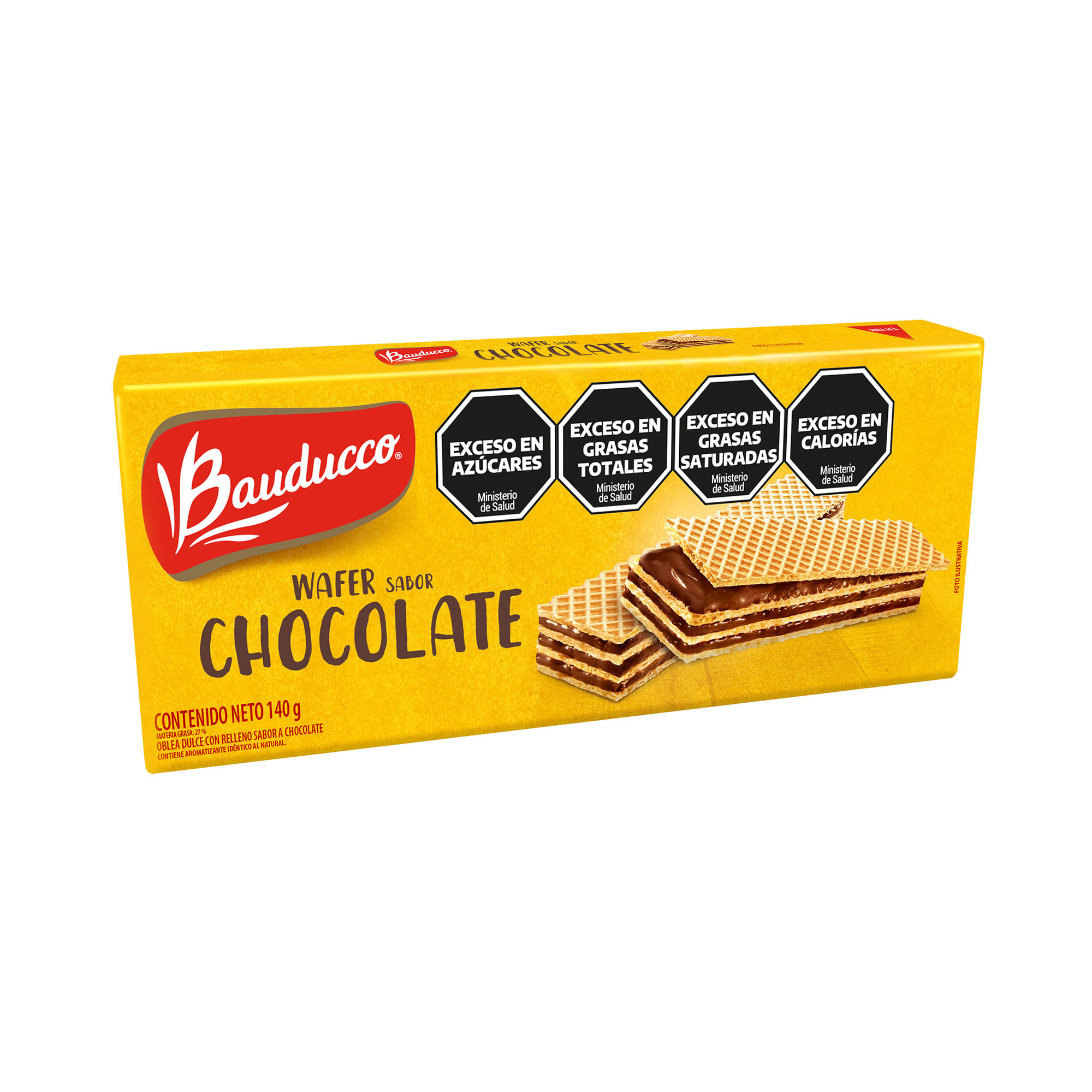 Bauducco Galleta Wafer Chocolate 140 Gr
