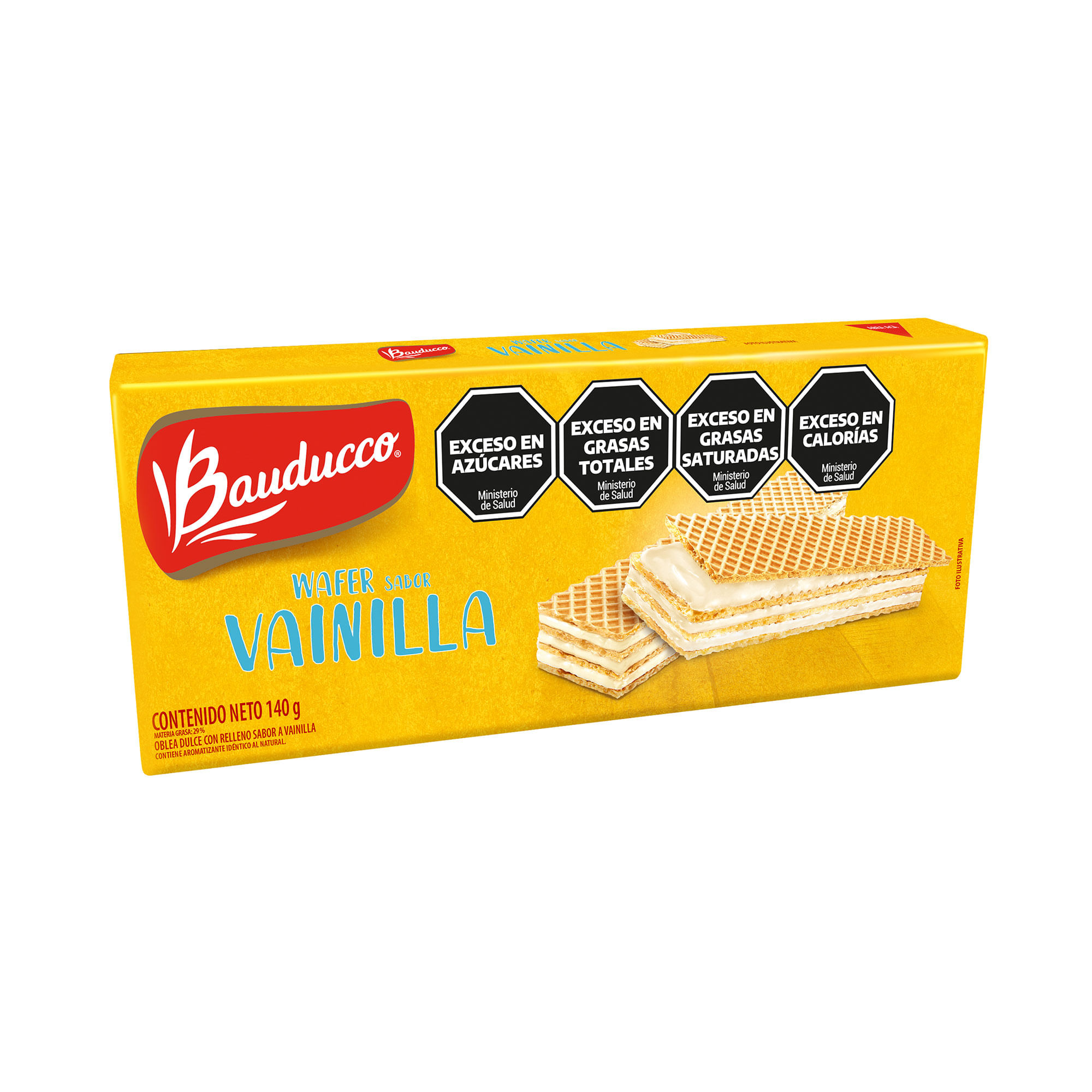 Bauducco Galleta Wafer De Vainilla 140 Gr