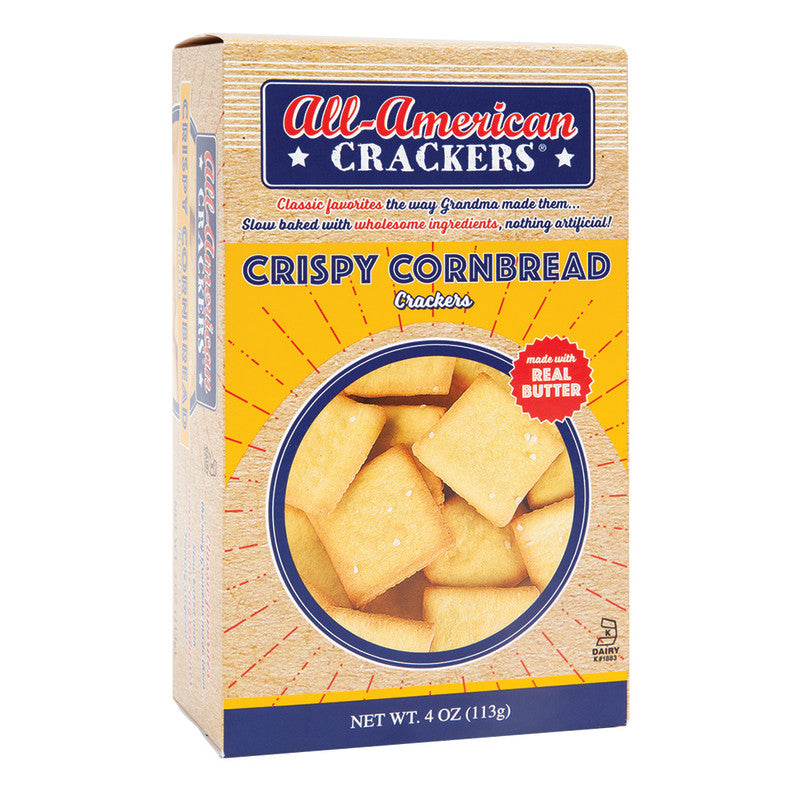 All-American Crackers Crispy Cornbread 4 Oz