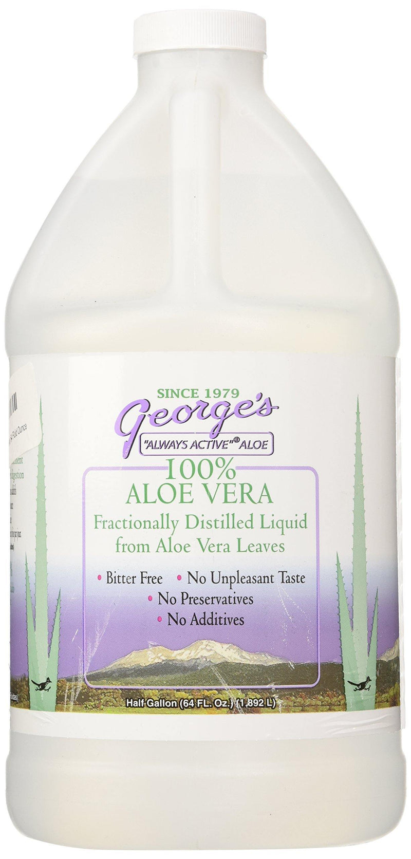 George's Aloe Vera Always Active -- 64 Fl Oz