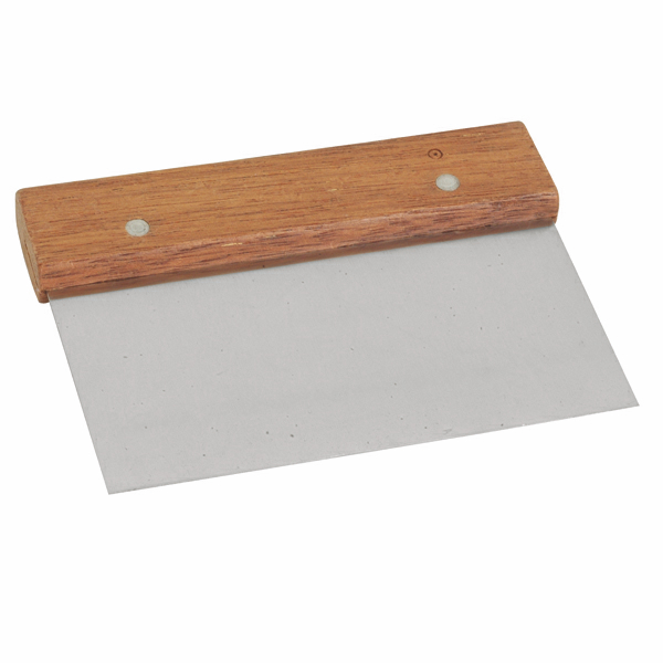 Thunder Group Dough Scraper Wood Handle, 15cm W