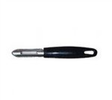 Thunder Group OW358 Stainless Steel Peeler With Rubber Grip, Silver