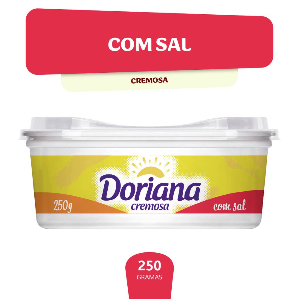 Doriana Margarina Cremosa Com Sal 250g
