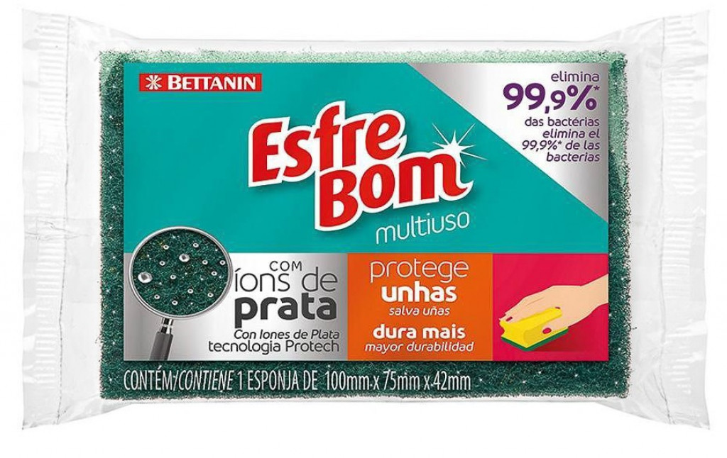 Esfrebom Esponja Esfrebon Con Protector