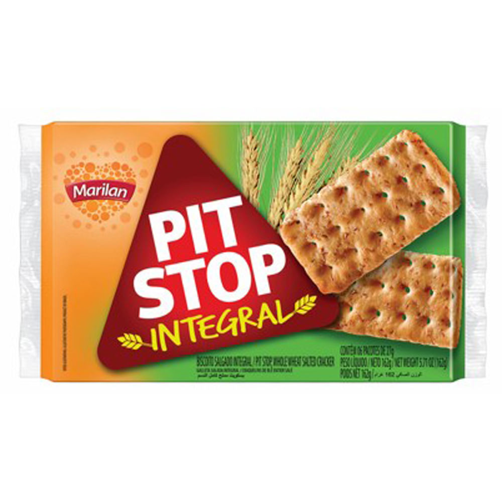 Marilan Biscoito Pit Stop 162g Integral