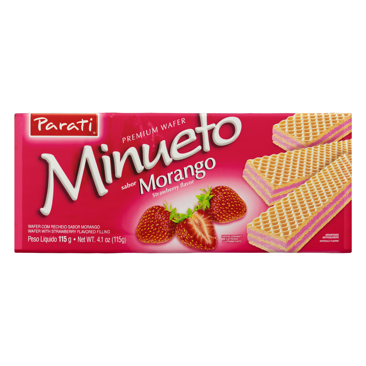 Wafer Minueto Frutilla 115gr
