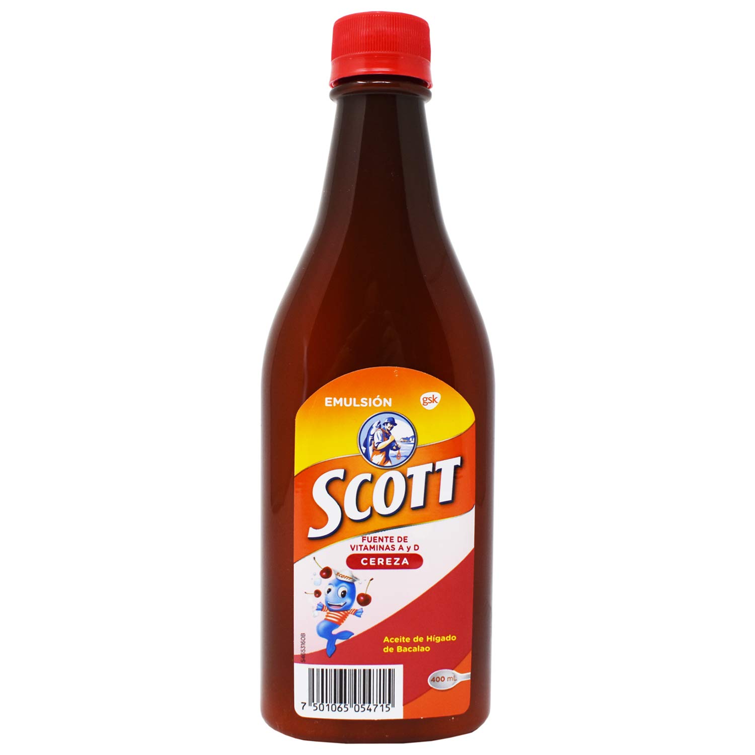 Scott Emulsion Cereza (Cherry) 400 Ml