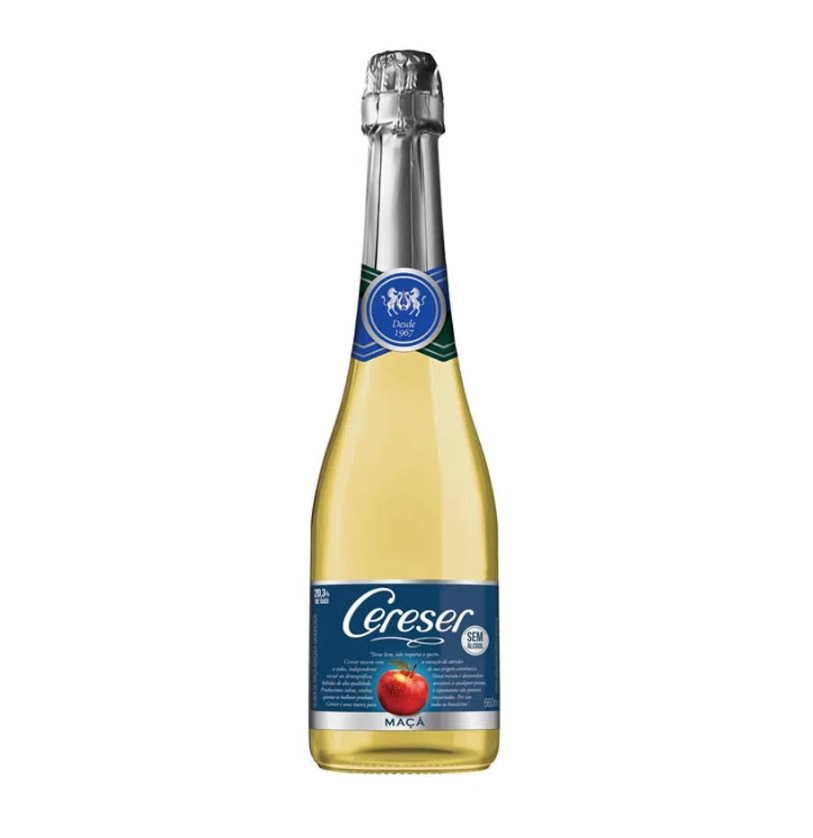 Cereser Bebida Gaseificada Maça Sem Alcool 660ml