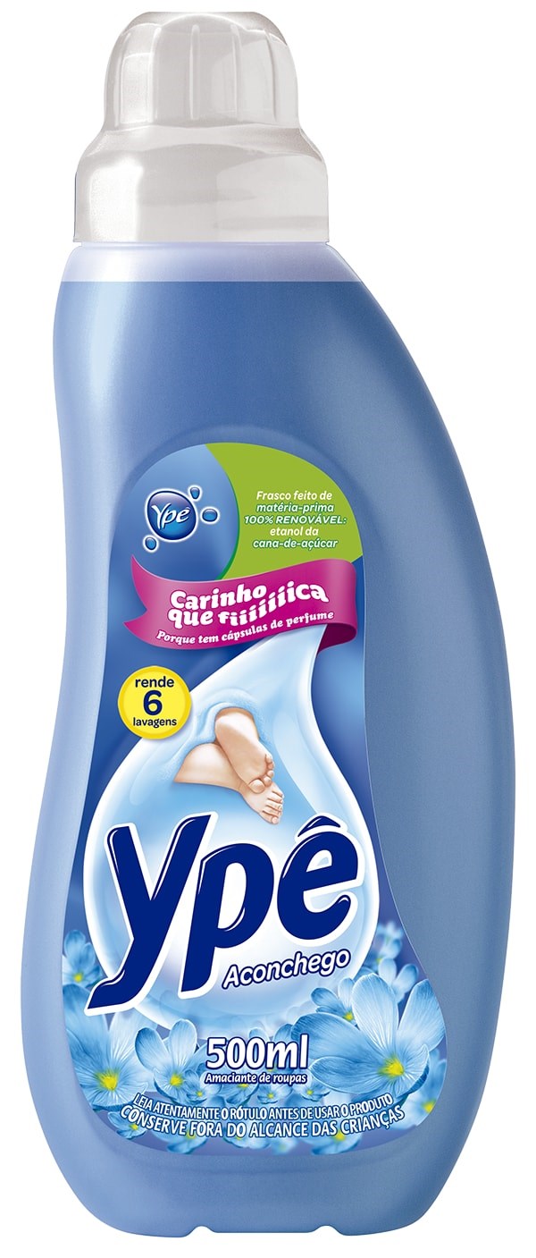 Quimica Amparo Amaciante De Roupa Aconchego Ypê Frasco 500ml