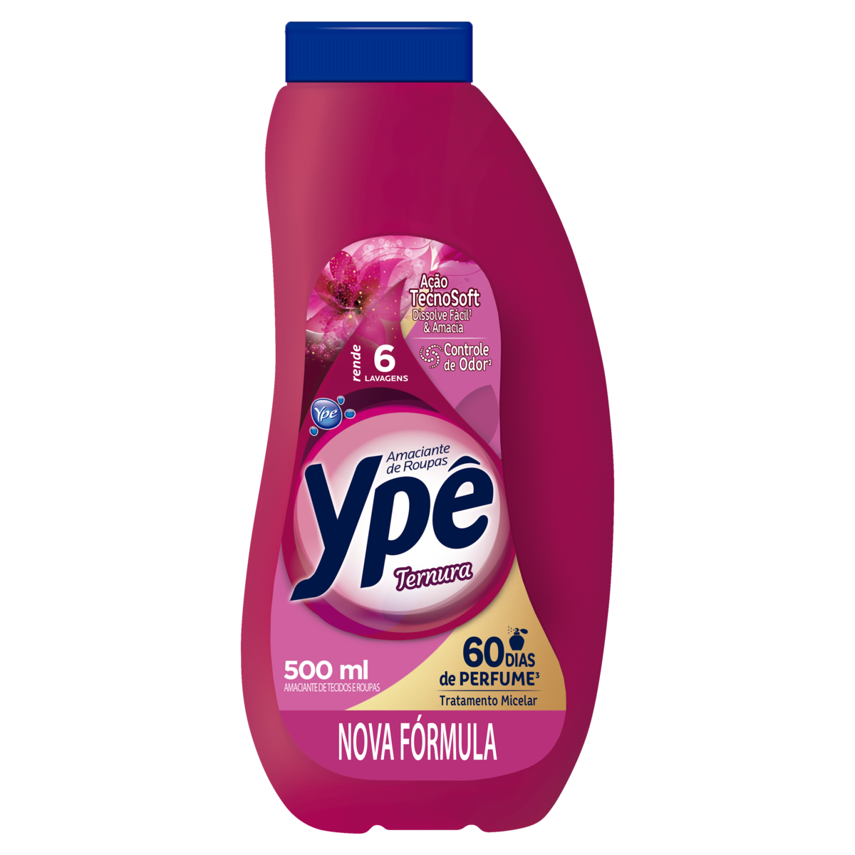 Quimica Amparo Amaciante De Roupa Ternura Ypê Frasco 500ml