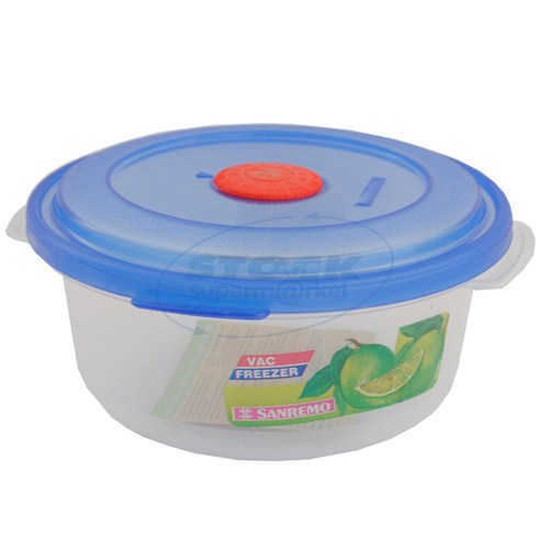 San Remo Hermetico Plastico Redondo Colores Varios