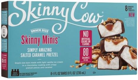 Skinny Cow Salted Caramel Pretzel, Snack Size Ice Cream Bars