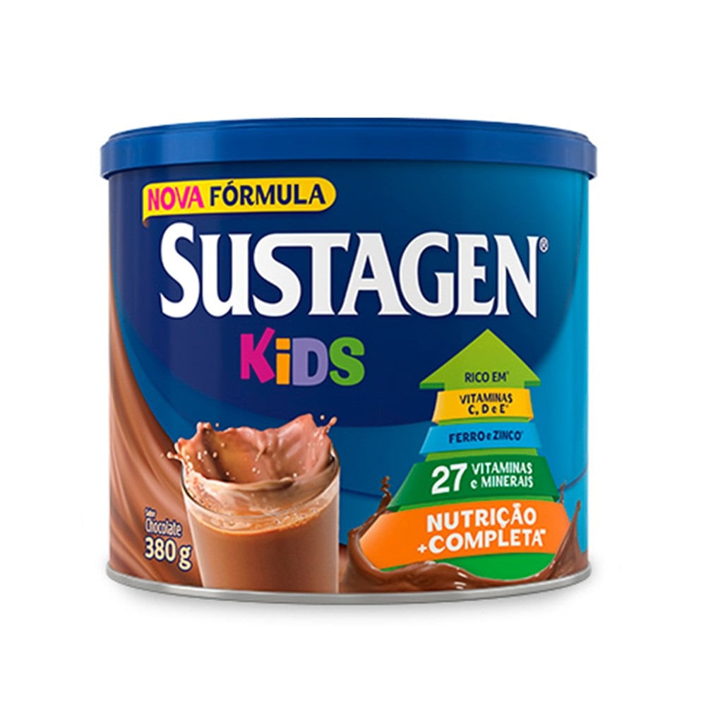 Sustagen Complemento Alimentar Kids Sabor Chocolate Lata 350g