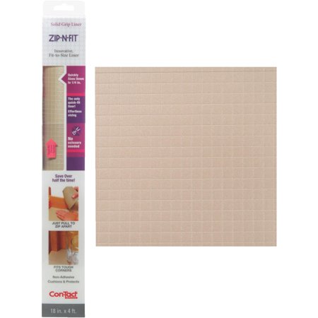 Con-Tact Grip 4 Ft. L X 18 In. W Taupe Non-Adhesive Shelf Liner