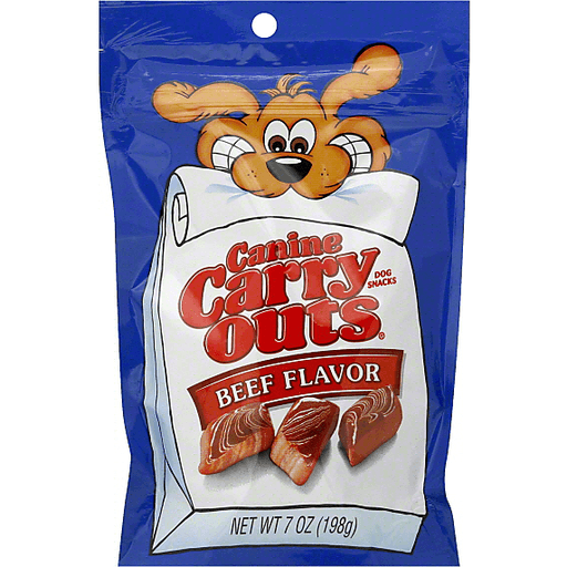 Canine Carry Outs Out Dog Snacks, Beef Flavor